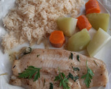 Foto del paso 4 de la receta: Filete de pescado al ajo y perejil
