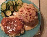 A picture of step 5 of Easy Bake Stuffed Chicken Cordon Bleu with Hollandaise Sauce.
