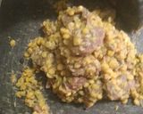 A picture of step 1 of Shami resha kabab.
