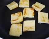 A picture of step 2 of Aburaage Cream Cheese Sandwich.