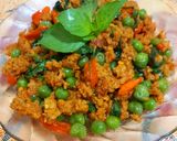 Foto langkah ke 3 dari resep Tumis Oncom Kemangi Leunca Pedas.