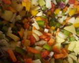 Pas rețetă Ghiveci de legume cu cârnăciori 1 fotografie