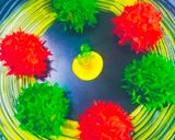 A picture of step 6 of Rice flower.