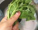 Foto langkah ke 1 dari resep Sayur Bayam ala anak Kos.