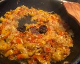 Foto del paso 3 de la receta Macarrones con pisto de verduras y crujiente de queso