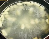 A picture of step 7 of Eggless: 'Italian Potato Gnocchi' or 'Gnocchi di Patate' (Pasta) in the 'Piedmontese' Style.