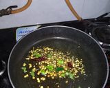 A picture of step 3 of Masala Idli.