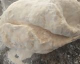 A picture of step 2 of Vegetarian pizza.
