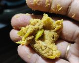 A picture of step 3 of Brown bread pakoda.