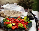 Foto del paso 3 de la receta: Cogollos con tomate raft y pimiento asado casero con un toque ahumado