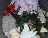 Foto del paso 1 de la receta: Tortilla de arroz integral y vegetales