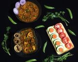 A picture of step 11 of Matar Mushroom Masala.