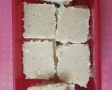 A picture of step 3 of Coconut burfi.