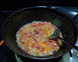 A picture of step 2 of Kuruma for Parotta.
