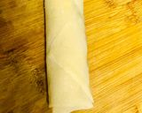 A picture of step 3 of Veg spring rolls.