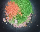 A picture of step 5 of Chinese stir fry rice #my unique recipe.