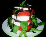 A picture of step 3 of Mike's Caprese Salad With Balsamic Reduction.