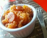 A picture of step 4 of Nostalgic Café-Style Ketchup Rice.