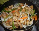 A picture of step 5 of Simple No-Fry Sweet N' Sour Pork.