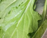 A picture of step 1 of Palak Pakore🥬.