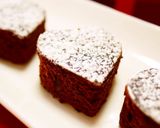 A picture of step 14 of Steamed Molten Chocolate Cake for Valentine's Day.