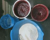 A picture of step 1 of Beetroot Idli.