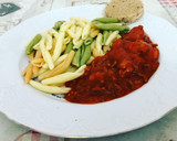 Foto del paso 7 de la receta: Fusilli variado de verduras y huevo a la boloñesa