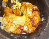 A picture of step 9 of Onunu(Rivers State Delicacy/Pounded Yam)with Turkey Pepper Soup.