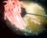 A picture of step 3 of Tandori fries Valentine day fries 😂❤️.