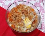 Foto langkah ke 6 dari resep Sup Bihun Telur Kembang Tahu.