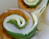 A picture of step 5 of Chikuwa, Shiso, and Cheese Rolls.
