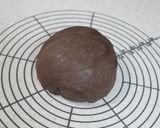 A picture of step 2 of Chocolate Filled Black Cocoa Cornets and Rolls.