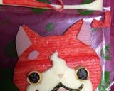 A picture of step 9 of Youkai Watch Bento (Jibanyan).