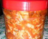 A picture of step 6 of Storeable Homemade Cabbage Kimchi.