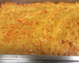 A picture of step 6 of Dorito chicken casserole.