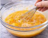 A picture of step 1 of Mango Macadamia Muffins.