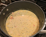 A picture of step 4 of Salmon Chowder.