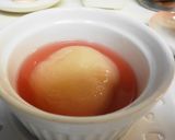 A picture of step 6 of Peach Compote.