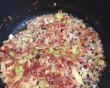 A picture of step 2 of Stuffed Chicken Risotto.
