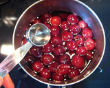 A picture of step 5 of Cherry Compote.