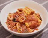 Foto langkah ke 10 dari resep Cumi Saos Padang.