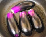 A picture of step 4 of Fried Eggplant with Miso and Melted Cheese.