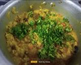 A picture of step 12 of Swaminarayan Kadhi Khichdi (Satvik Khichdi).