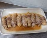 Foto langkah ke 5 dari resep Beef enoki roll favorite anak.