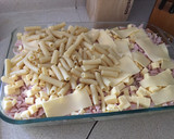 Foto del paso 4 de la receta: Mostaccioli gratinados con queso, jamón y cebolla caramelizada