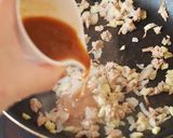 A picture of step 3 of Baked Zucchini with Tuna, Miso, and Cheese.
