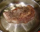 A picture of step 7 of Super Thick Rare Wagyu Steak.
