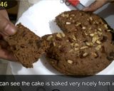 A picture of step 47 of Chocolate Date & Nuts Cake.
