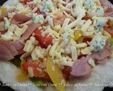 A picture of step 5 of Mochi Pizza Made in a Frying Pan.