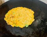A picture of step 5 of Rava & Rice Vegetable Chilla.